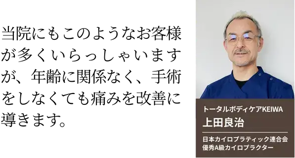 上田先生の写真とコメント
