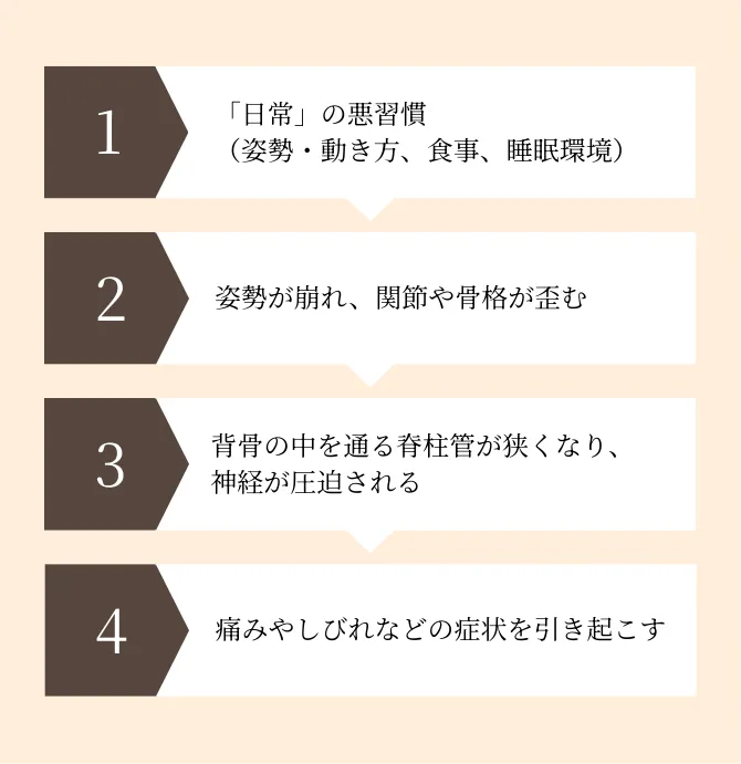 脊柱管狭窄の流れ